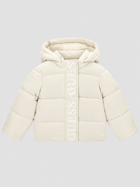 Kispo Guess Menina Hooded Ls Puffer
