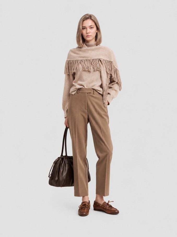 Pantalones Mujer Beige Lion Of Porches