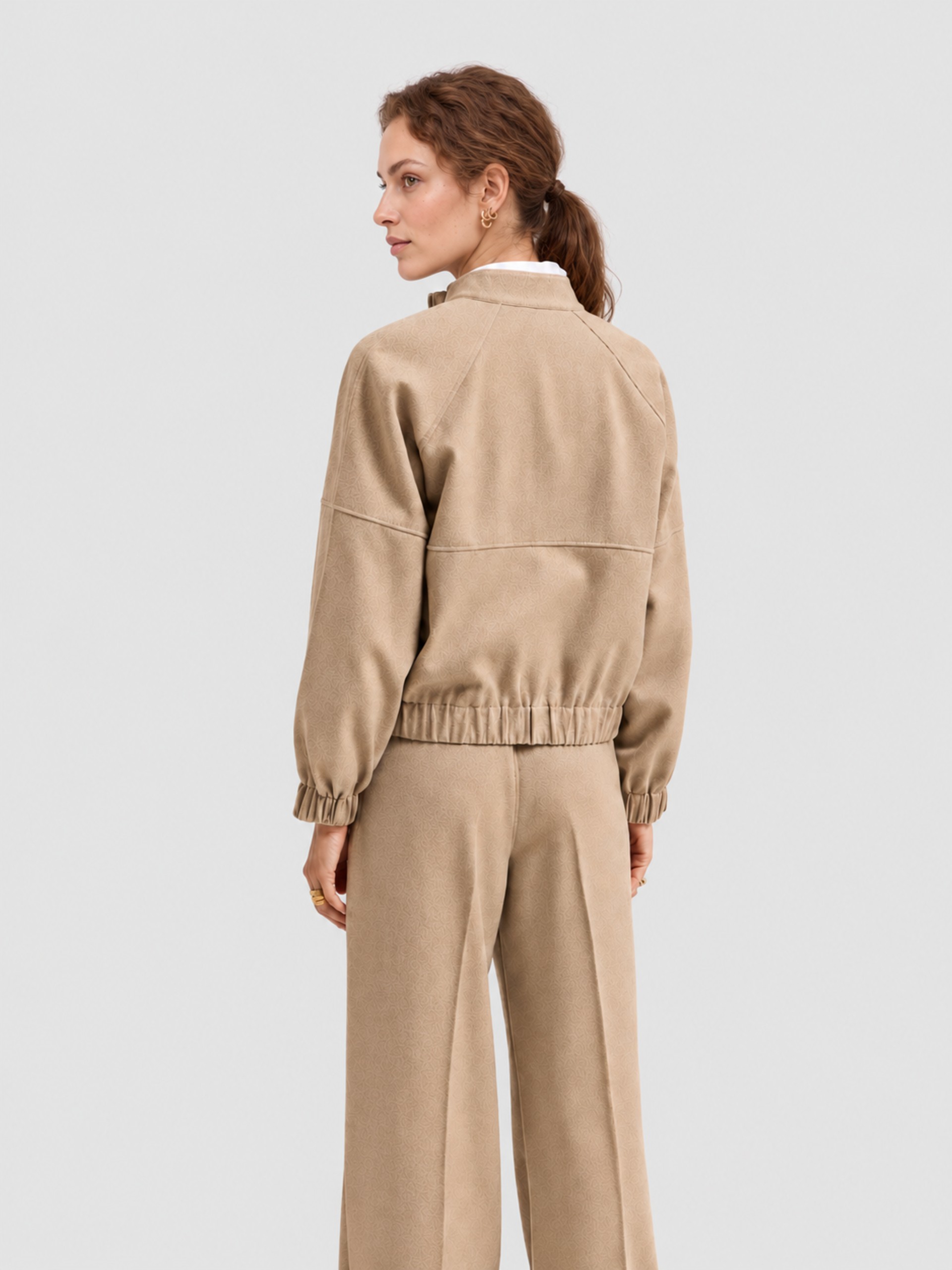 Jacket Woman Beige Lion Of Porches