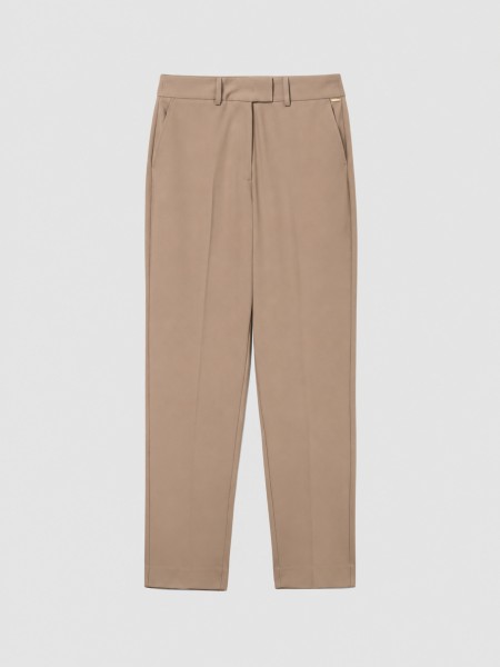 Pantalones Mujer Beige Lion Of Porches Pantalones Mujer Beige Lion Of Porches