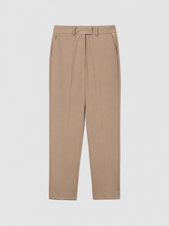 Pants Woman Beige Lion Of Porches