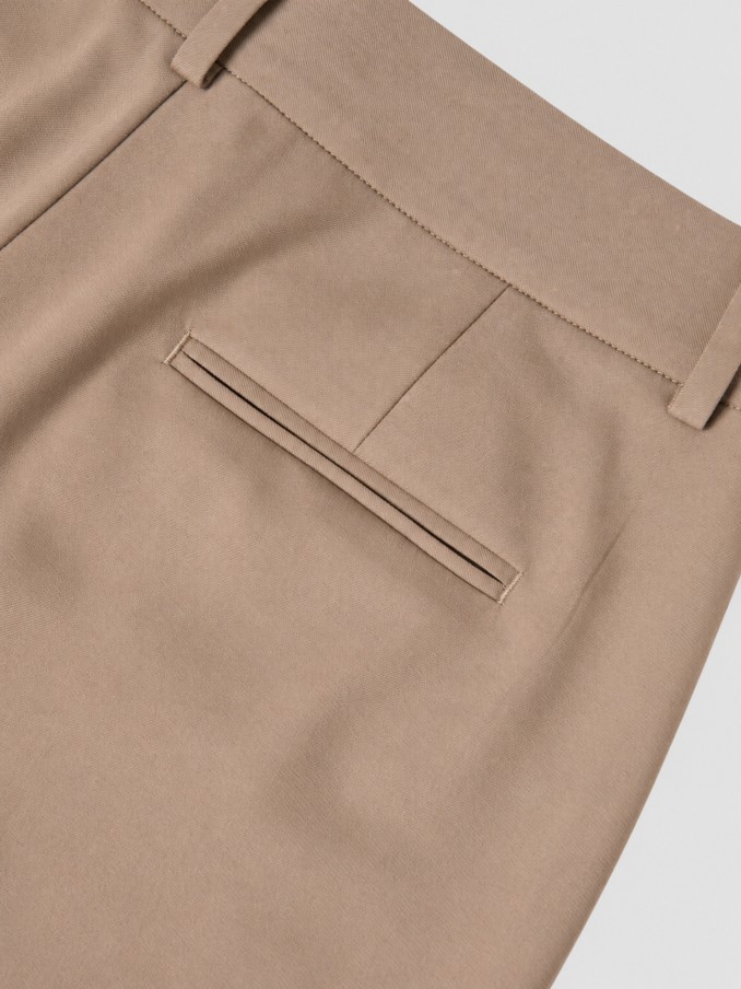 Pants Woman Beige Lion Of Porches