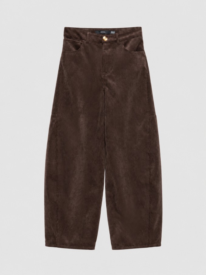 Pants Woman Dark Brown Vero Moda