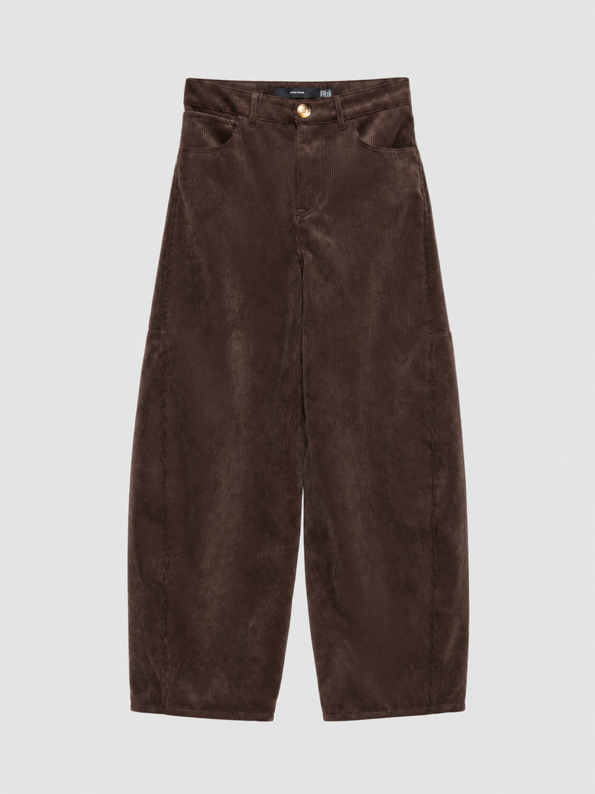 Pants Woman Dark Brown Vero Moda