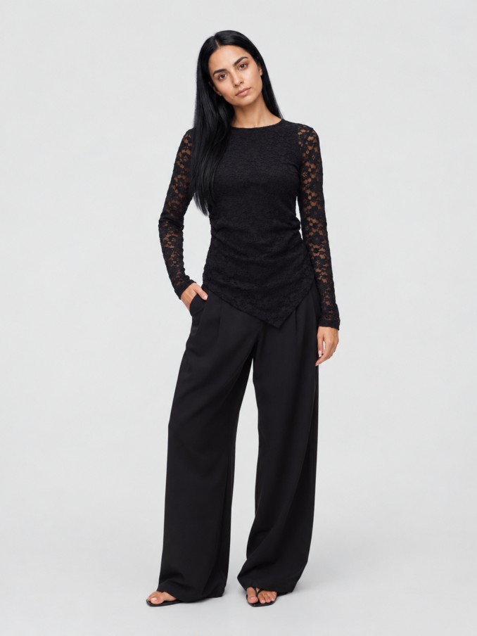Nightgown Woman Black Vero Moda
