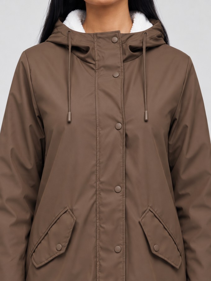 Parka Woman Brown Only