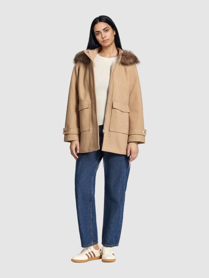 Jacket Woman Beige Only