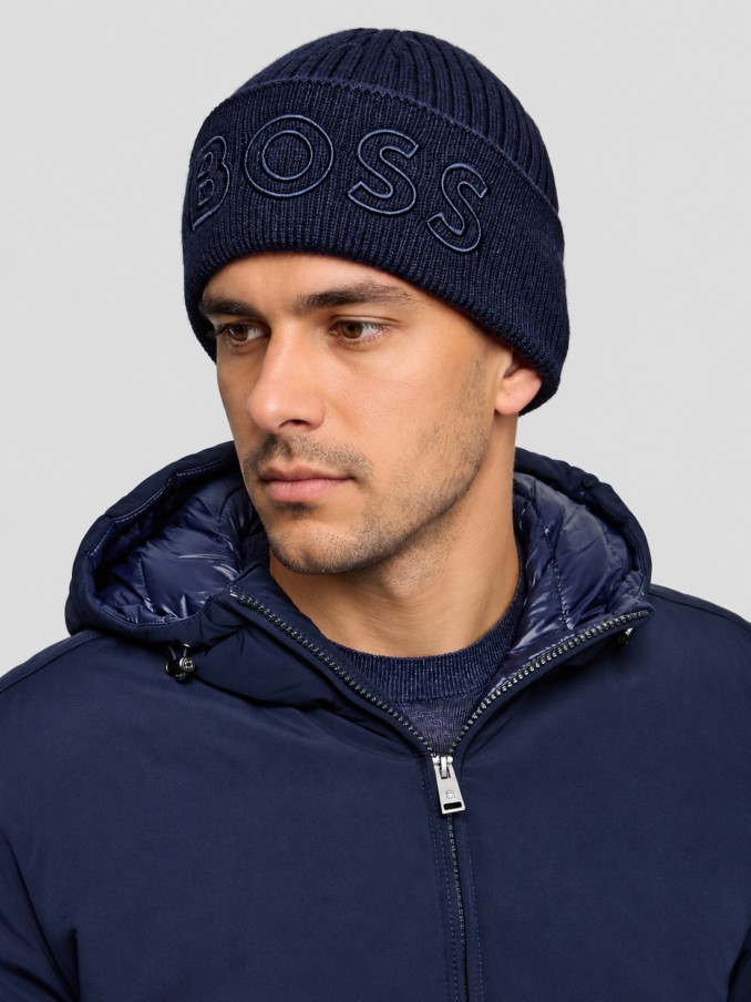 Beanie Man Navy Blue Boss