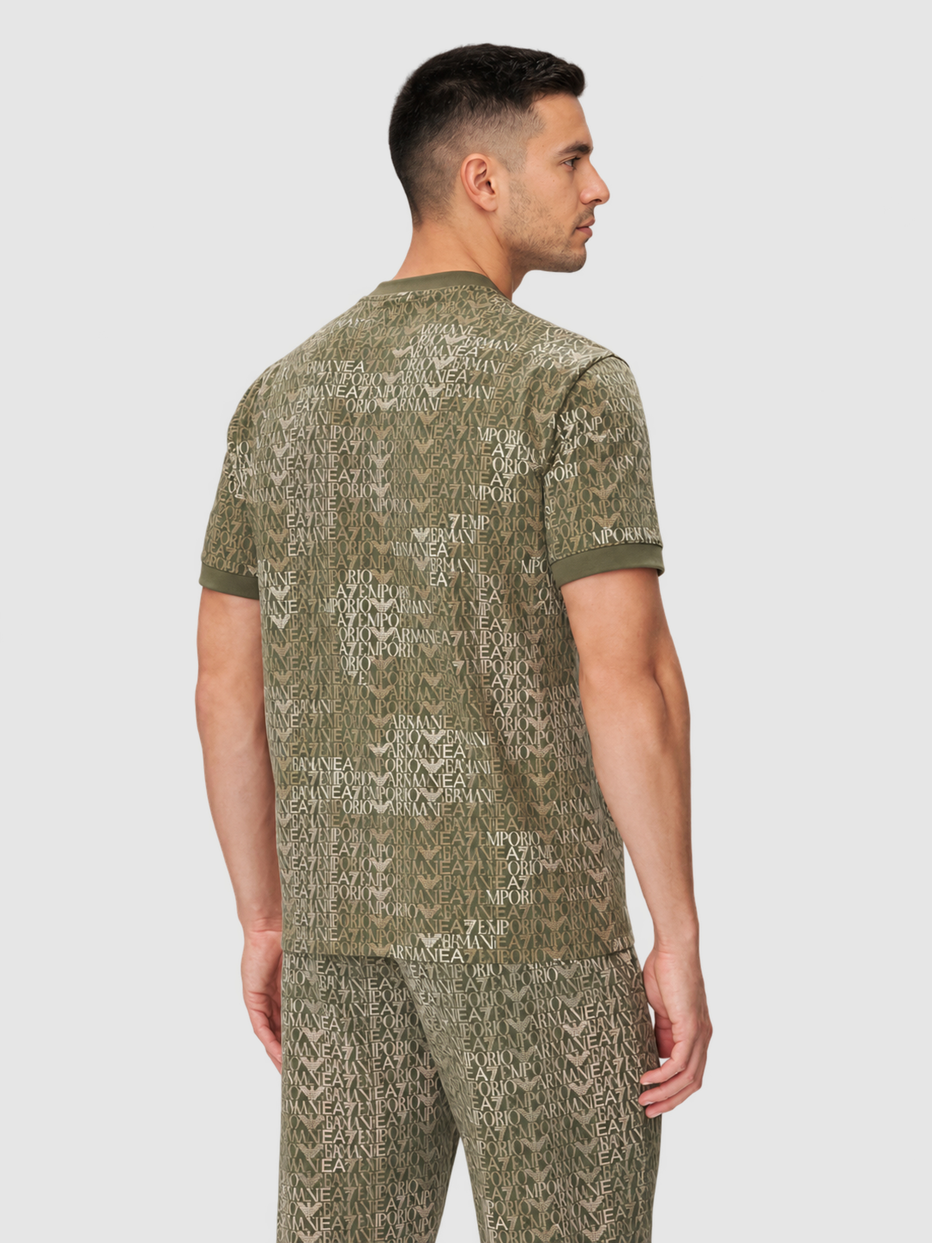 Camiseta Hombre Verde Ea7 Emporio Armani