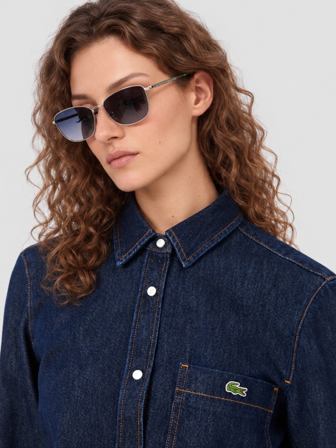 Jacket Woman Dark Jeans Lacoste