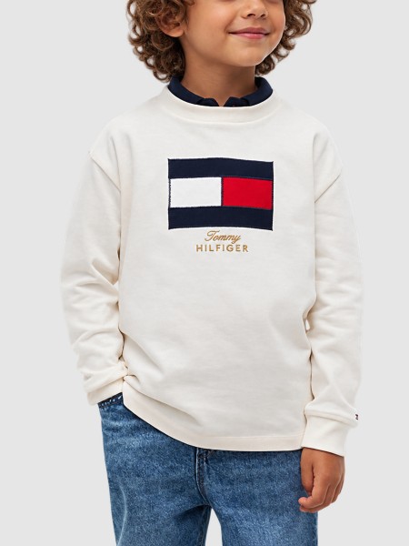 Camisola Tommy Hilfiger Menino Checkgraphic Ls