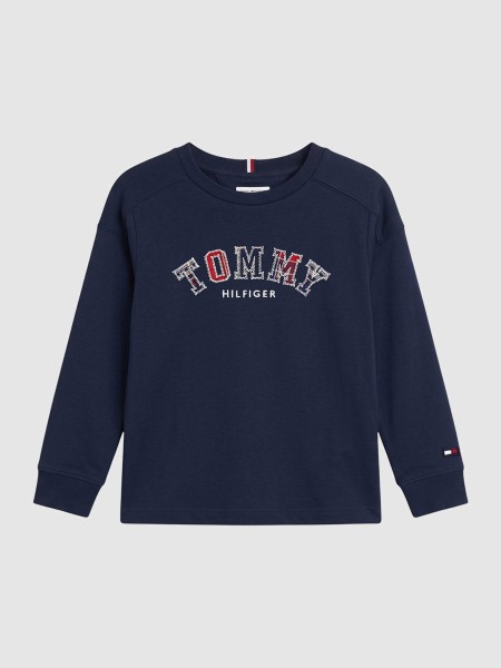 Camisola Tommy Hilfiger Menino Checkgraphic Ls