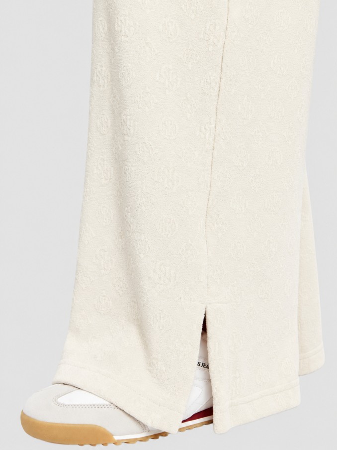 Pantalones Mujer Crema Guess Underwear