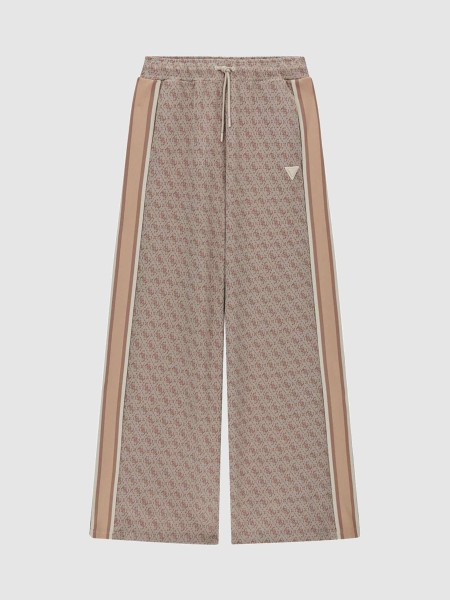 Cal�as Guess Mulher 4G Allover Jacquard Long Pants