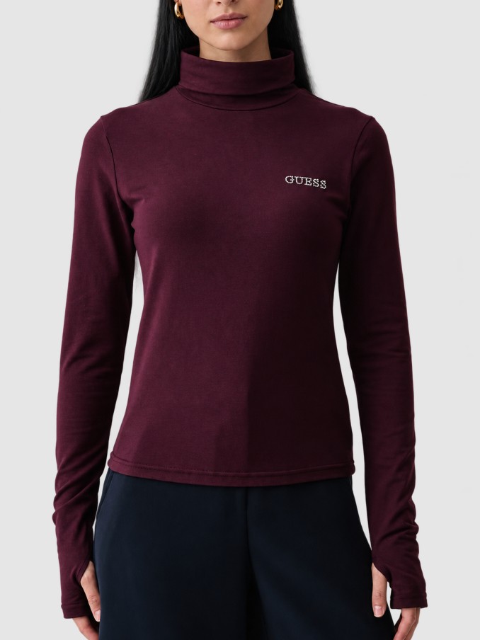 Pullover Woman Bordeaux Guess Underwear