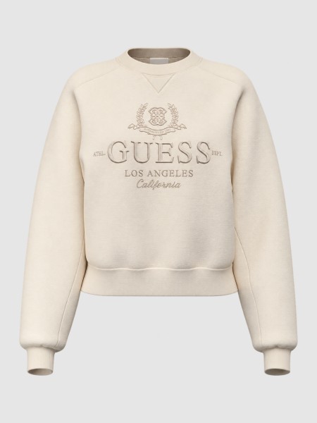 Pullover Woman Cream Guess Underwear