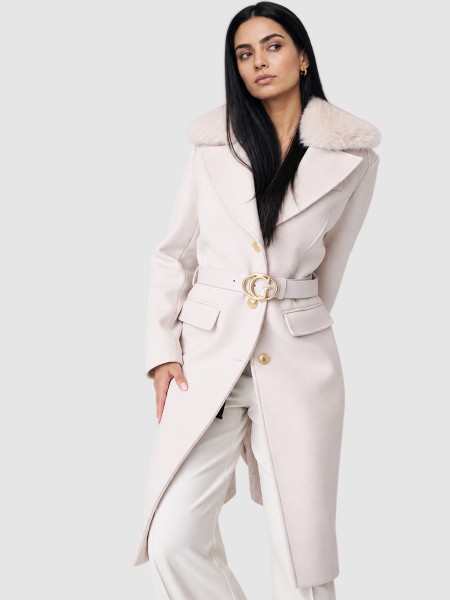 Jacket Woman Cream Guess