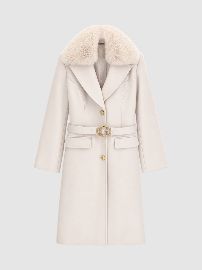 Chaqueta Mujer Crema Guess