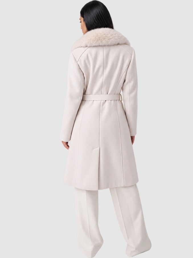 Chaqueta Mujer Crema Guess