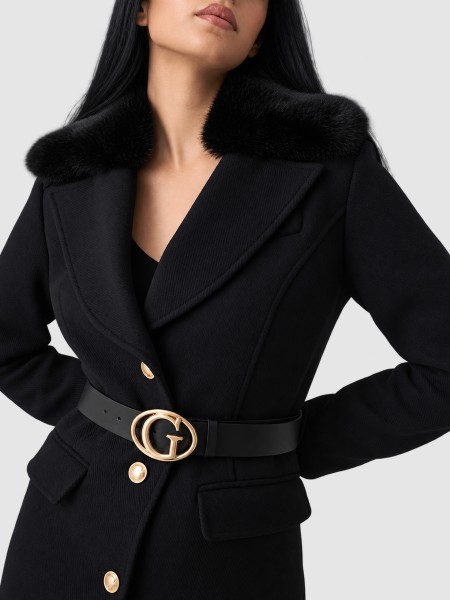 Jacket Woman Black Guess Jacket Woman Black Guess
