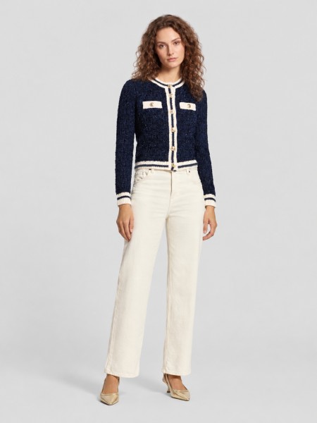 Casaco Guess Mulher Ls Cn Aomori Cardi Swtr Casaco Guess Mulher Ls Cn Aomori Cardi Swtr