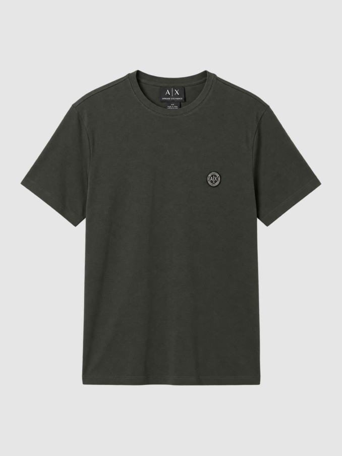 Camiseta Hombre Caki Armani Exchange