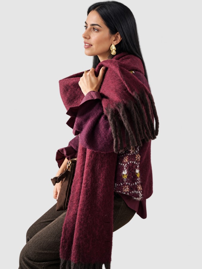 Scarves Woman Bordeaux Vero Moda
