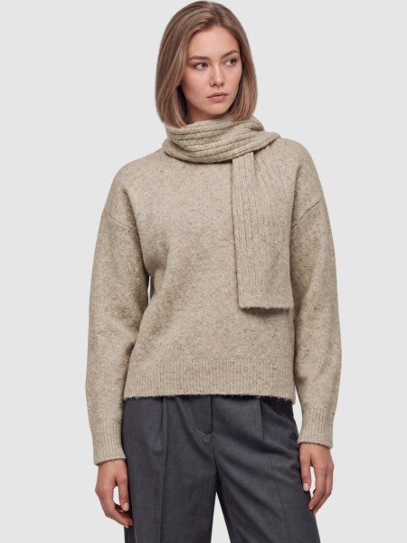 Pullover Woman Beige Vero Moda Pullover Woman Beige Vero Moda