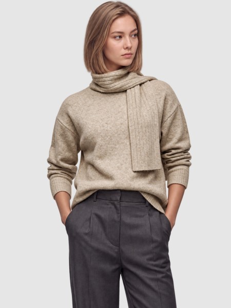 Pullover Woman Beige Vero Moda Pullover Woman Beige Vero Moda