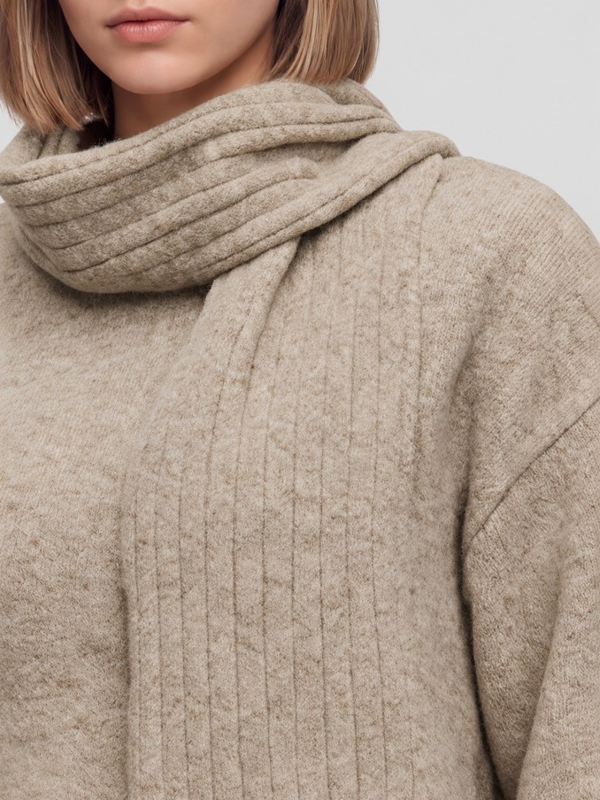 Sueter Mujer Beige Vero Moda