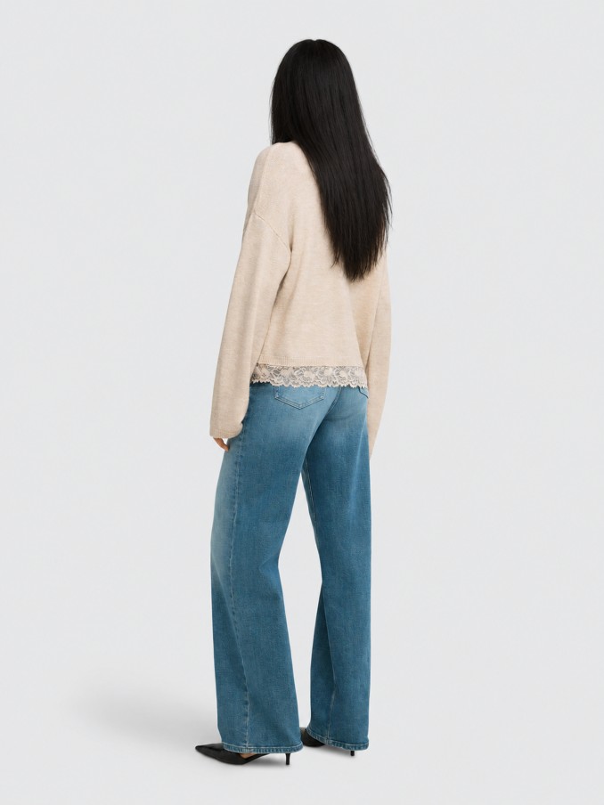 Pullover Woman Cream Only