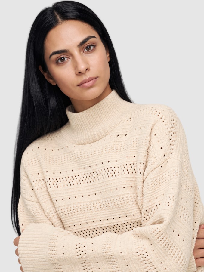 Sueter Mujer Crema Only