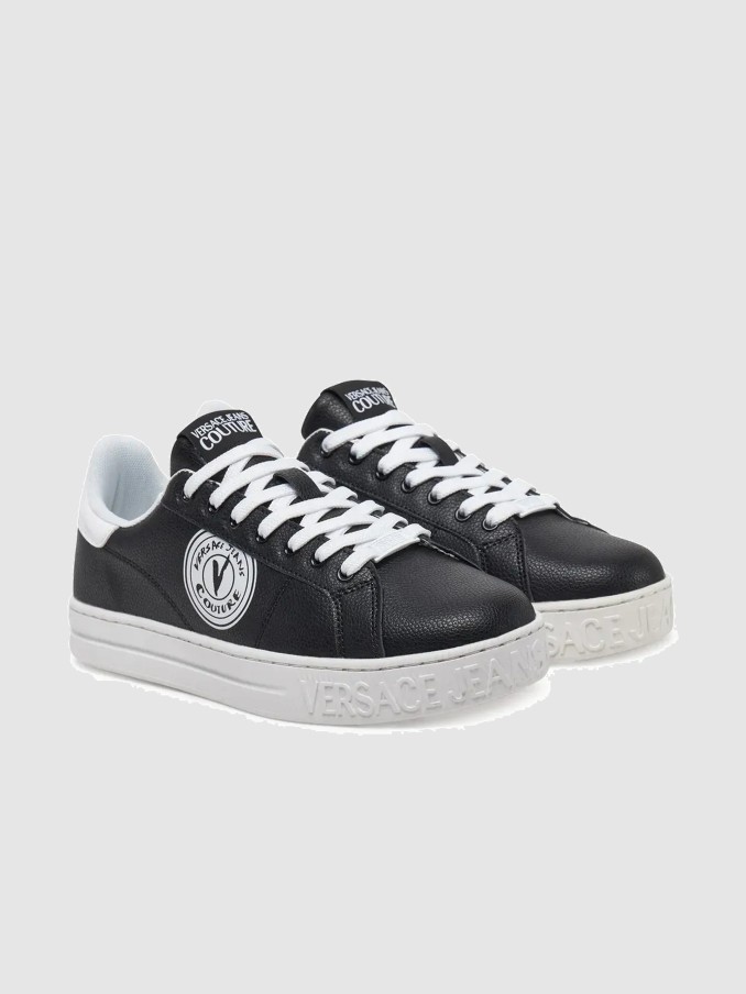 Tenis Hombre Negro Versace