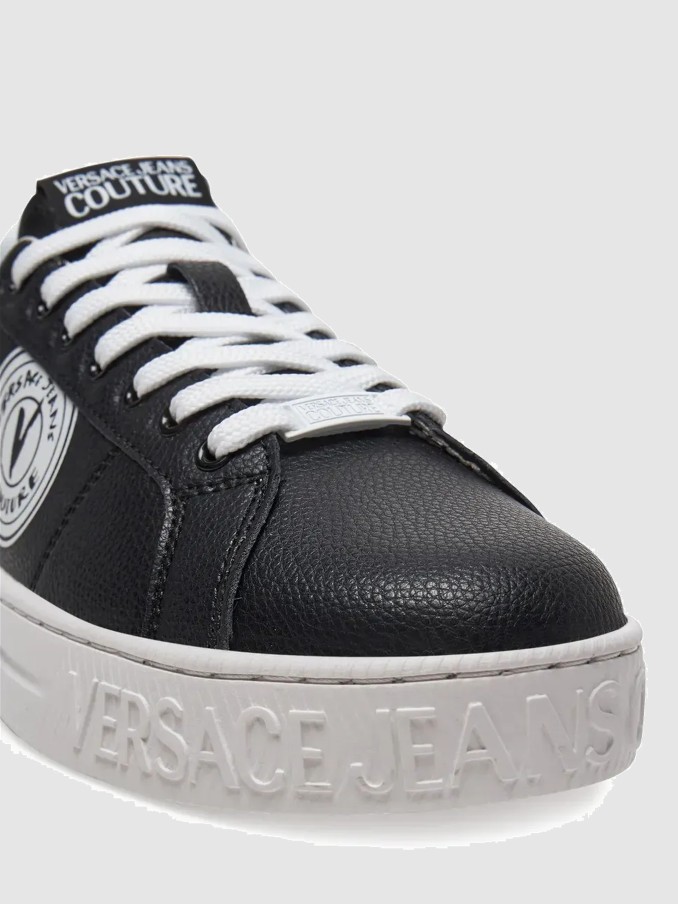 Tenis Hombre Negro Versace